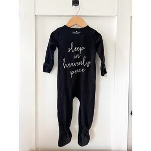 Modern Burlap “sleep in heavenly peace” pajamas. Size 18-24 months.